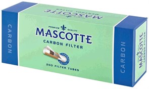 Сигаретные гильзы MASCOTTE CARBON FILTER угольный фильтр 200 шт 152