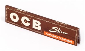 Бумага для самокруток OCB KING SIZE SLIM VIRGIN UNBLEACHED 3152